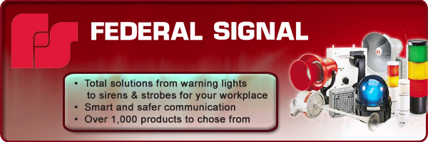 Federal Signal products available at Walker Industrial