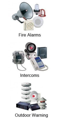 Federal Signal Visual Signals, Audible Devices, Intercoms, Public Address, Telephone Interfaces, Initiating Devices, Fire Alarms