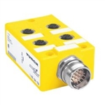 Turck VB 40-10 4-port J-box; 1 signal per port; Integral cable (U7007-6) VB4010