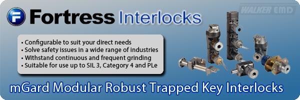 Fortress' mGard Modular Robust Trapped Key Interlocks for Heavy Duty Applications