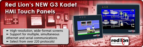 New Red Lion Controls G3 Kadet HMI Operator Interface In Stock