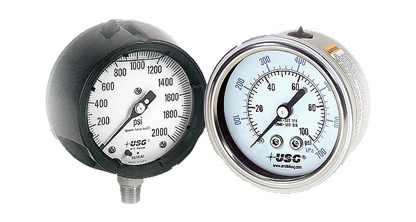 Gauge Ametek pressure gauge bundle ¼" lower conn  ITL Details about   4½" 1981 Solfrunt USG U.S 