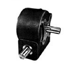 Worm Gear Reducer Model 412 Rugged Cast Iron Housing with SAE 2 Bolt 'A' Flange