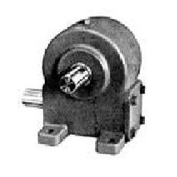 Worm Gear Reducer Model 418 Rugged Cast Iron Housing with SAE 2 Bolt 'A' Flange