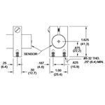 5400100 Red Lion Controls Sensor Mounts - Block Mount