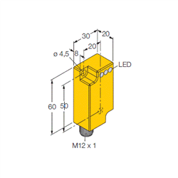 B1N360V-Q20L60-2UP6X3-H1151 - Turck