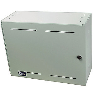 Black/Dk.Grey Color w/keylock Surface Mount Battery Cabinet Edwards EST BC-1 