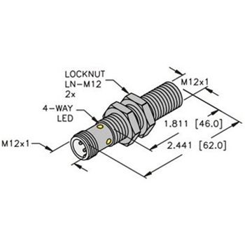 Turck induktiver Sensor Bi4-m12-ap6x-h1141 M12 for sale online 