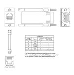 CBLMIT03 Red Lion Controls Cable - G3/MC to Mitsubishi A/Q Series