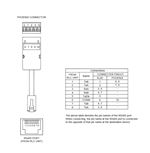 CBLPAR02 Red Lion Controls Cable - G3 / Modular Controller to Paradigm (RS485)
