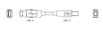 CBLUSB00 Red Lion Controls Cable - G3 via USB