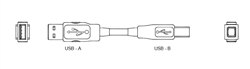 CBLUSB00 Red Lion Controls Cable - G3 via USB