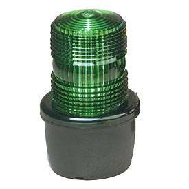 LP3M-120G - Federal Signal Strobe light, male pipe mount, 120VAC, green