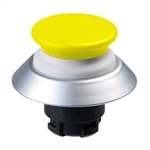 NDLP30GB- Schmersal Yellow NDLP lighted pushbutton with white bellows