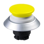 NDLP30GB- Schmersal Yellow NDLP lighted pushbutton with white bellows