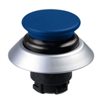 NDLP30GR/BL- Schmersal Blue NDLP lighted pushbutton with black bellows