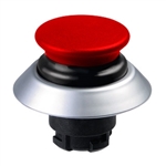 NDLP30GR/RT- Schmersal Red NDLP lighted pushbutton with black bellows