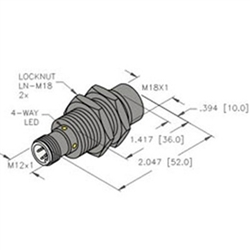 NI12U-MT18-AN6X-H1141 - Turck