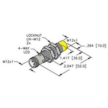 New TURCK NI4-M12-AN6X-H1141 INDUCTIVE PROXIMITY SENSORS BARREL SWITCH  #n4650 