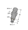 Turck RU100U-M18M-UP8X2-H1151 Ultrasonic discrete diffuse mode sensor (M1610010)