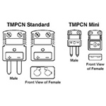 TMPCNM01 Red Lion Controls Thermocouple Connectors - Quick Disconnect Mini Connector Type K Male