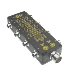 Turck VBM 80-5/S1506 8-port J-box; 1 signal per port; Metal box (U0114-14) VBM805S1506